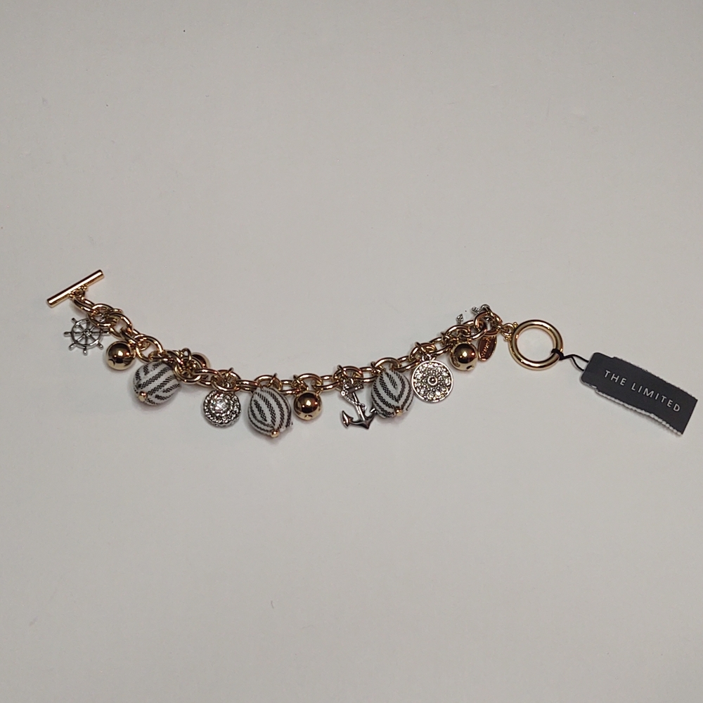 The Limited nautical theme charm bracelet